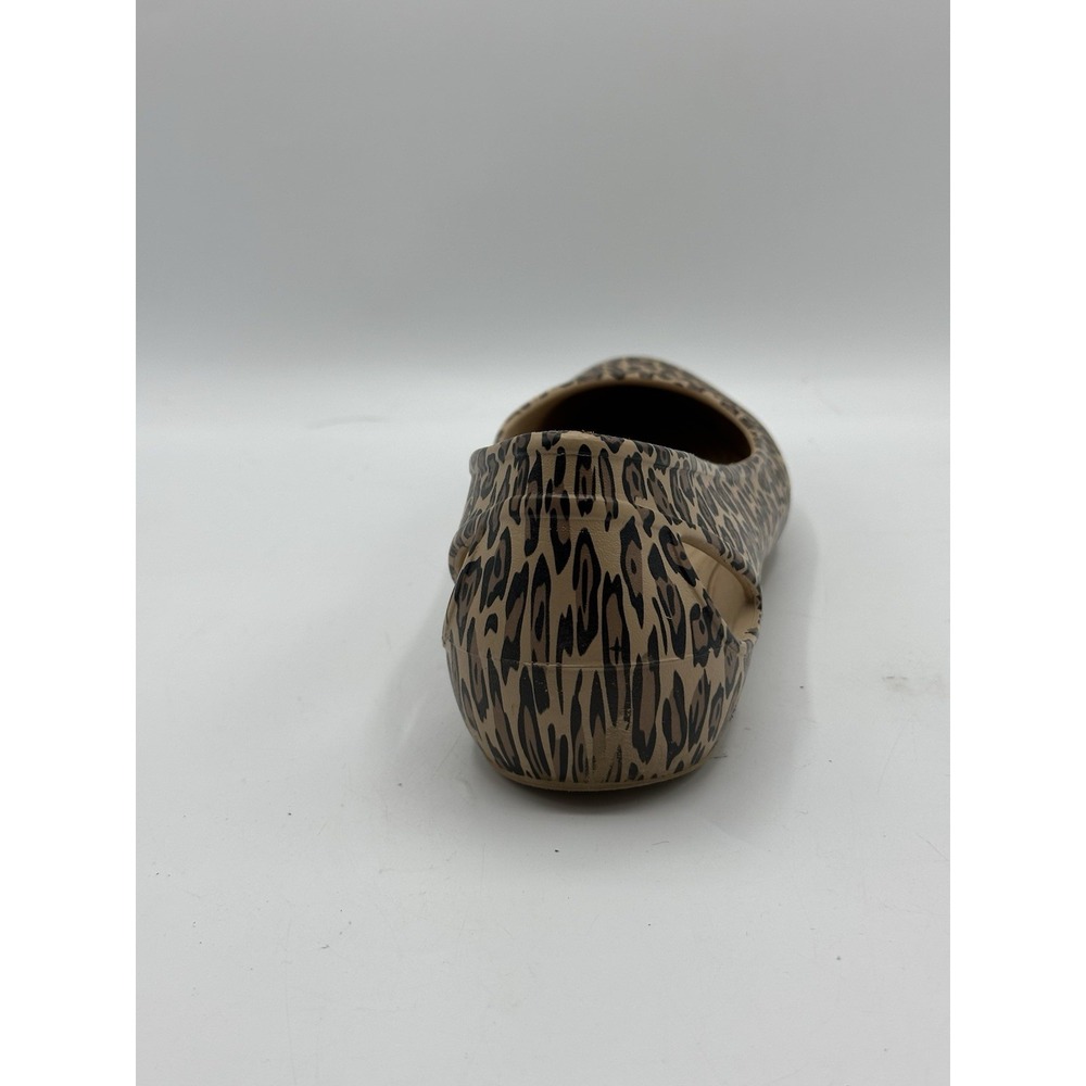 Crocs Kadee Flats Women 9 Cheetah Leopard Animal Print Ballet Flats Comfort Shoe - Picture 11 of 16